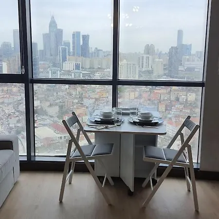 Panoramic View From 33rd Floor דירה איסטמבול